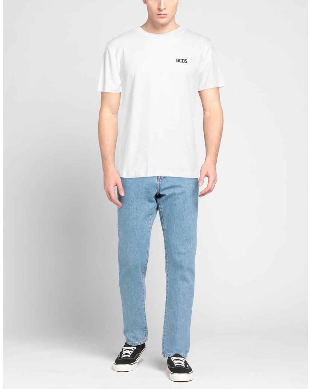 Gcds White T-shirt for men