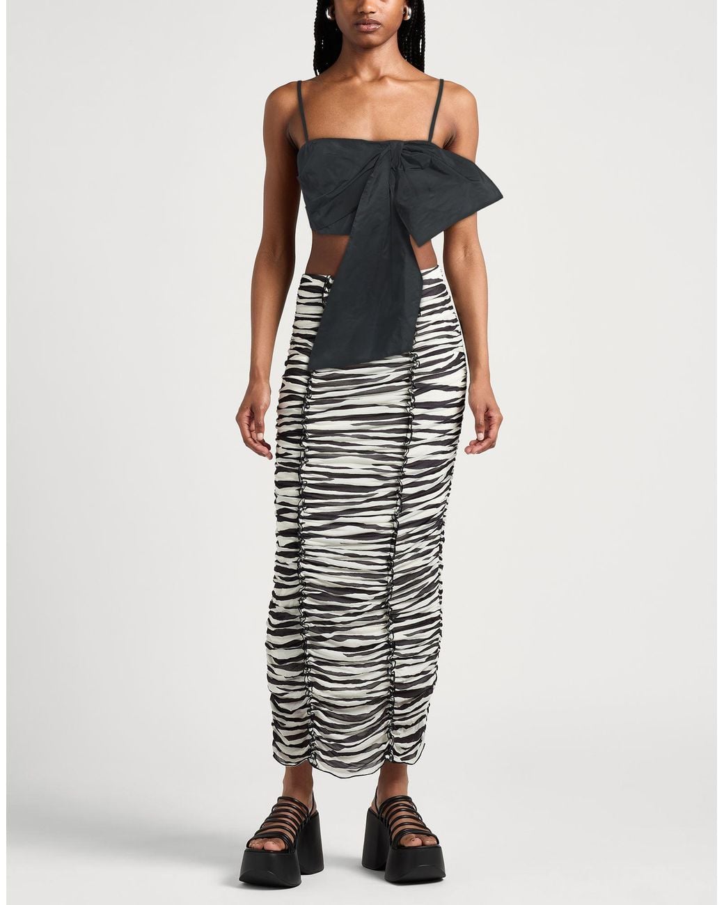 Top MSGM de color Black