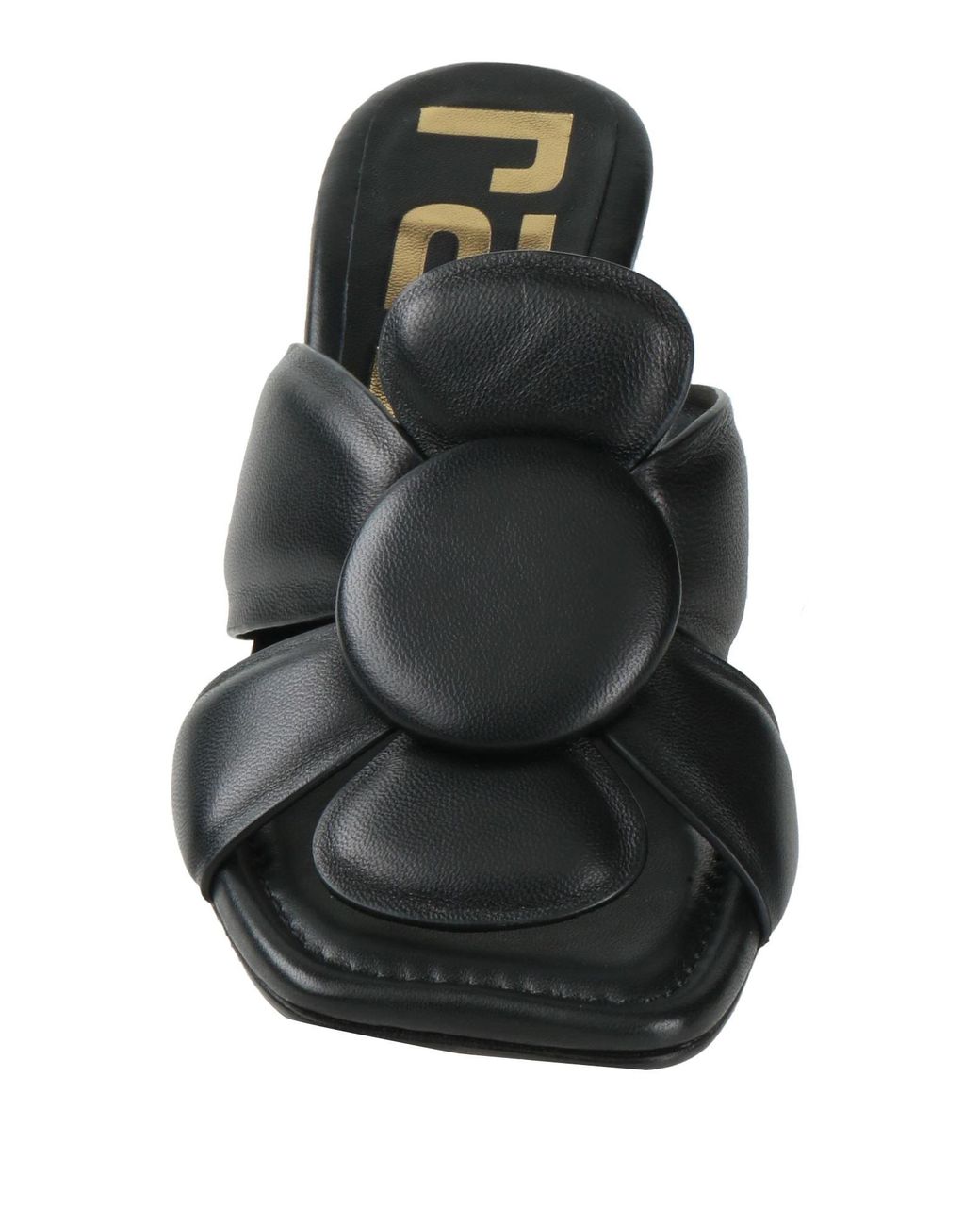 Ras Black Sandals Leather