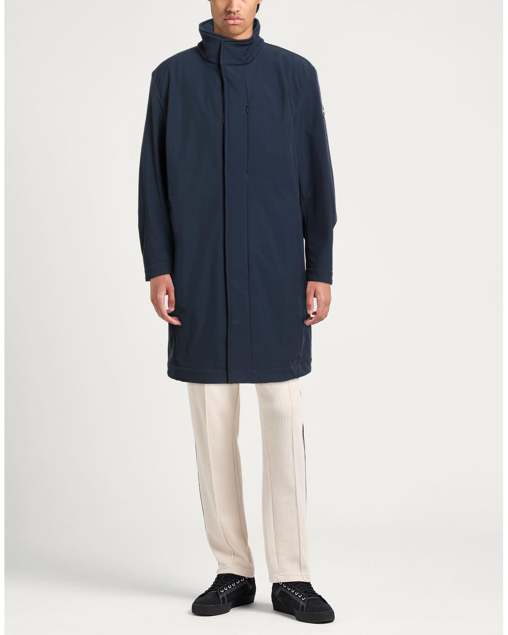 Colmar Blue Coat Polyester, Elastane for men