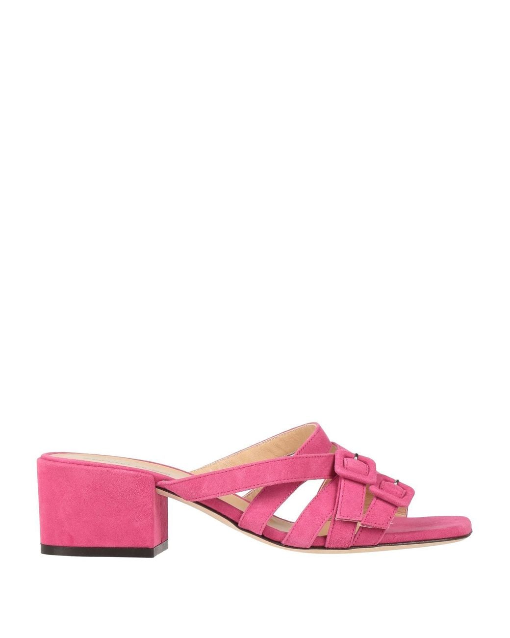 Sergio Rossi Pink Sandals Leather