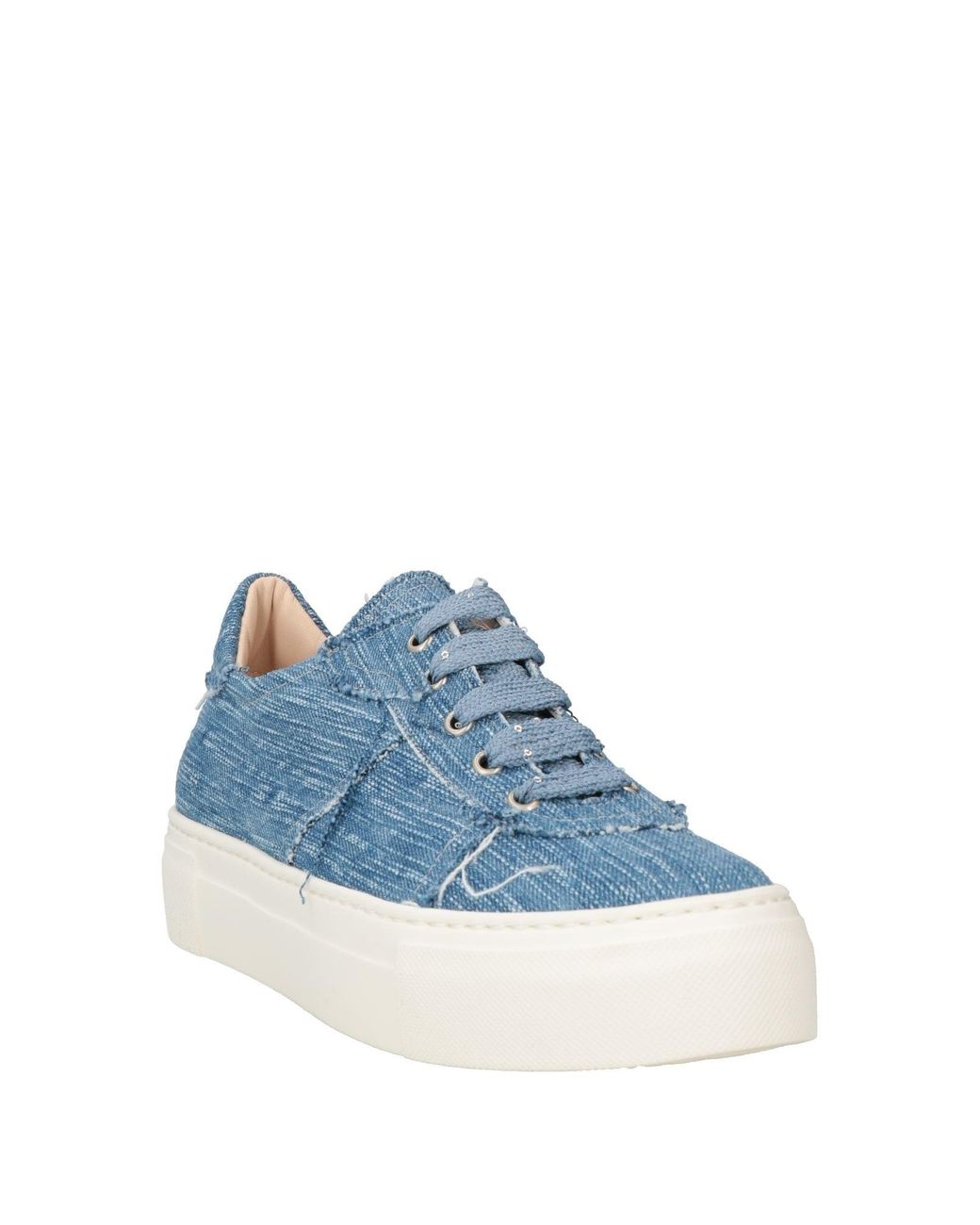 Agl Attilio Giusti Leombruni Blue Sneakers Textile Fibers