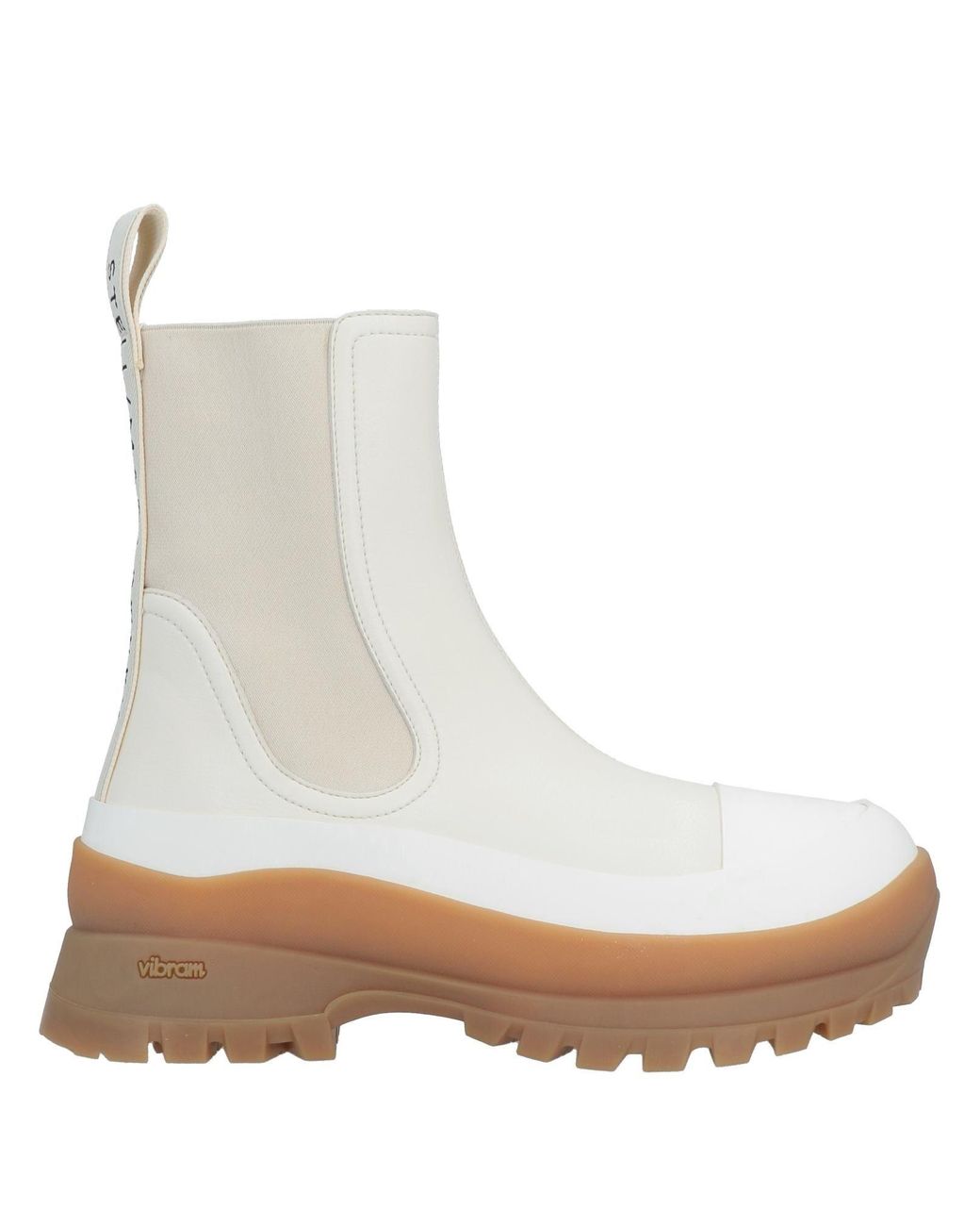 Stella McCartney White Ankle Boots