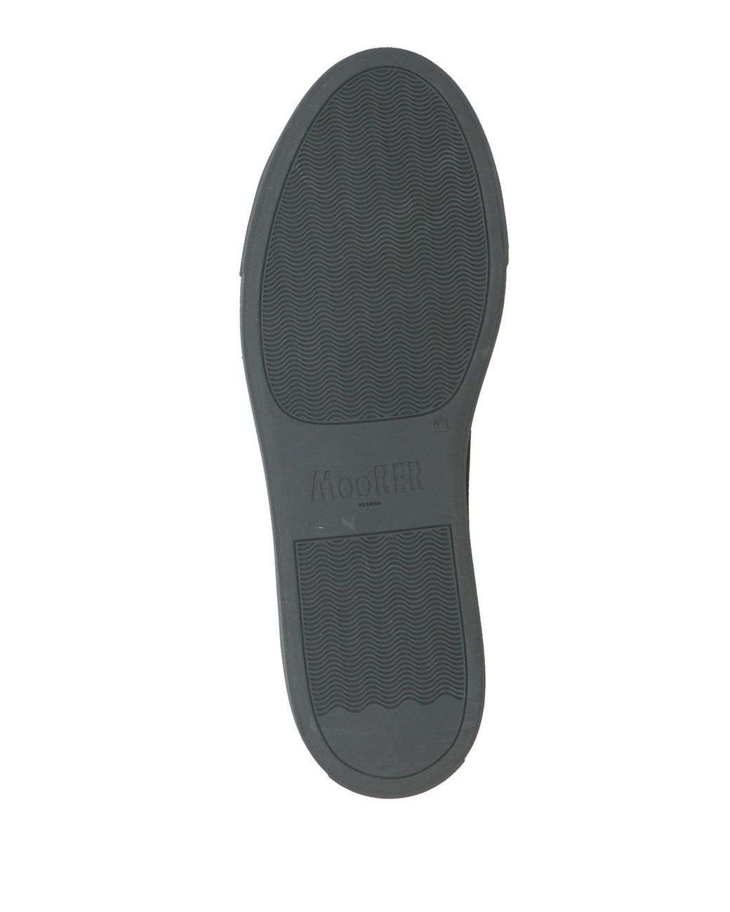 Moorer Gray Lead Sneakers Leather for men