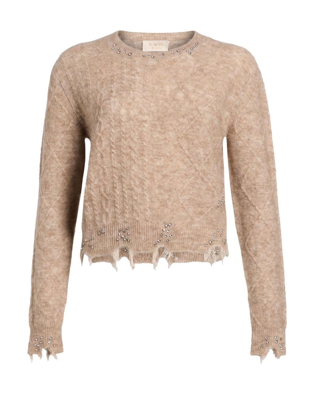 Pullover Kaos de color Natural