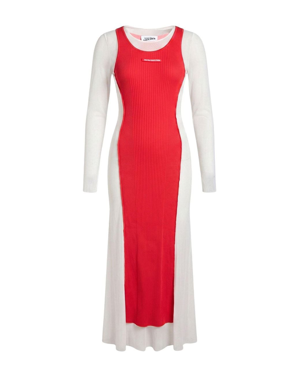 Jean Paul Gaultier Red Maxi Dress