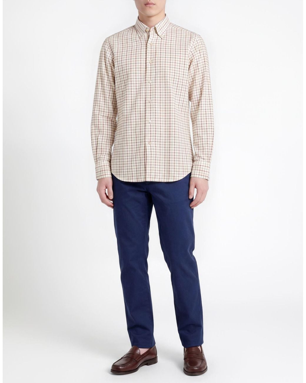 Xacus White Shirt Cotton, Cashmere for men