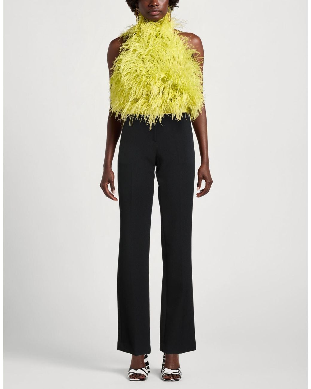 ANDAMANE Black Pants Polyester, Elastane