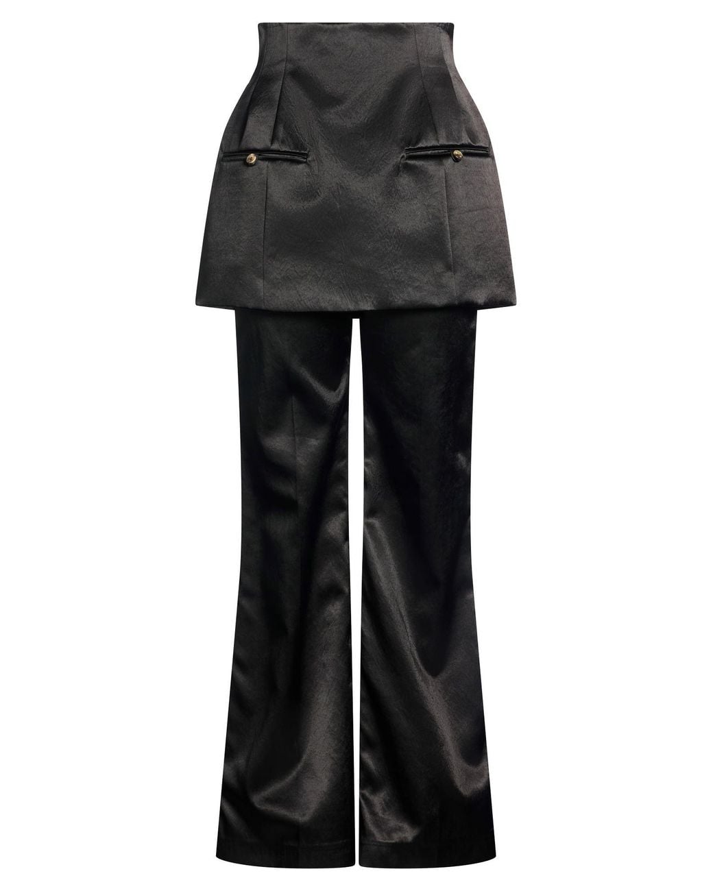 A.W.A.K.E. MODE Black Pants Acetate