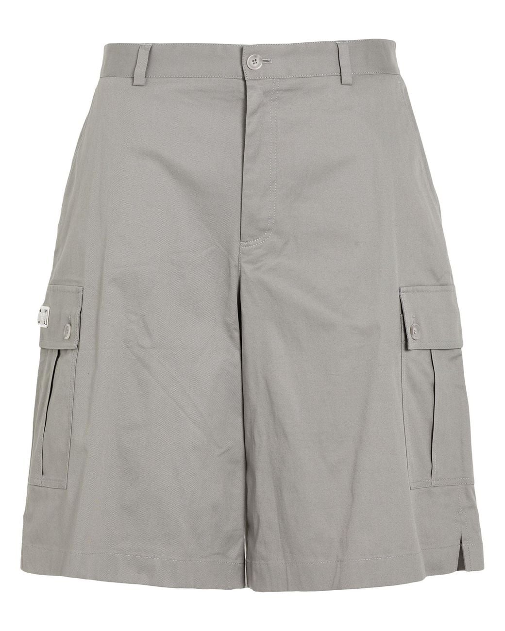 Dolce & Gabbana Gray Shorts & Bermuda Shorts Cotton, Elastane for men