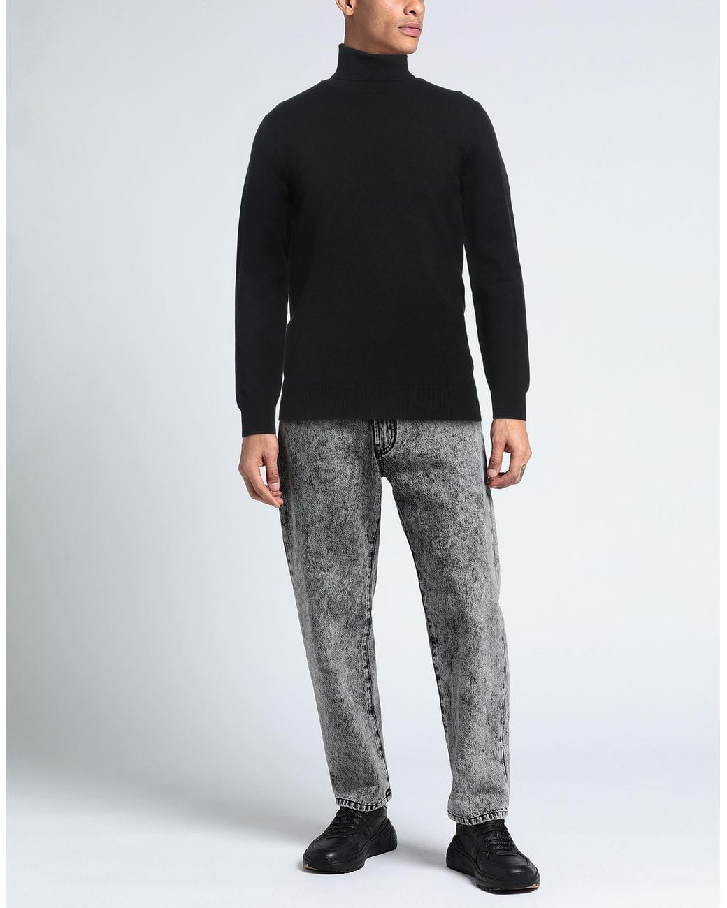 OUTHERE Blue Turtleneck for men