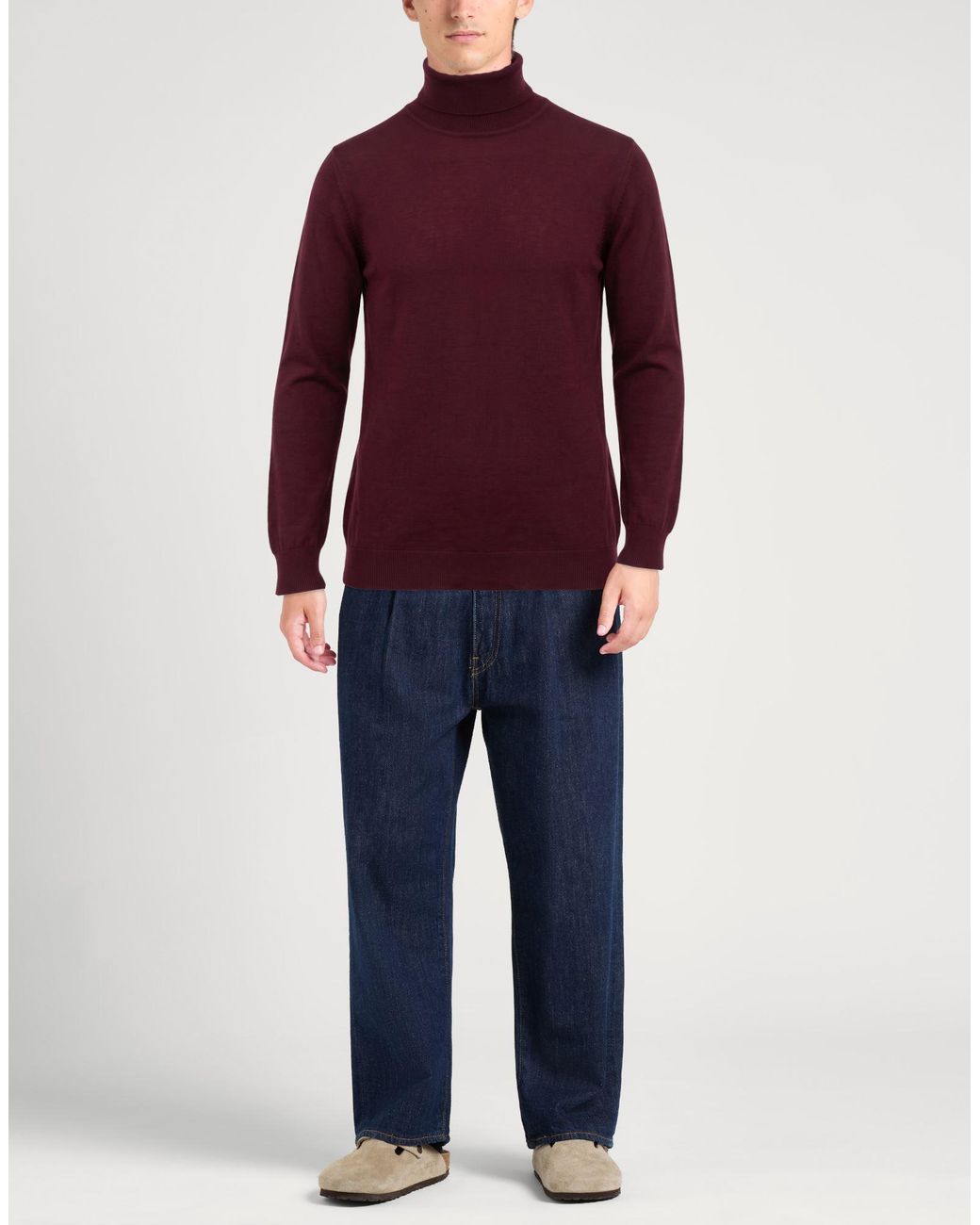 Alpha Studio Rollkragenpullover in Red für Herren