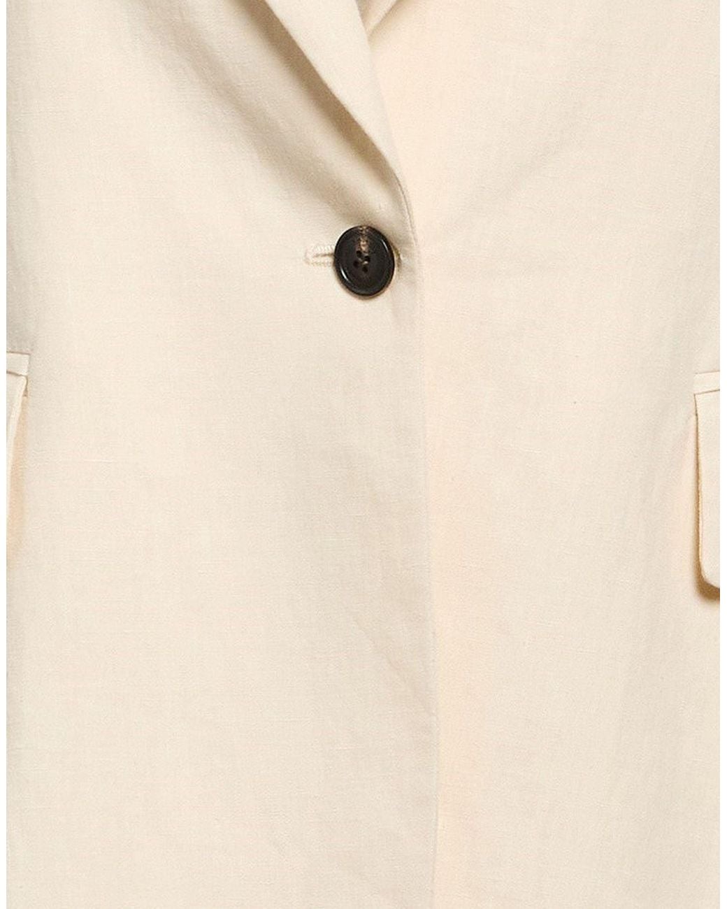 Eleventy Natural Blazer Linen