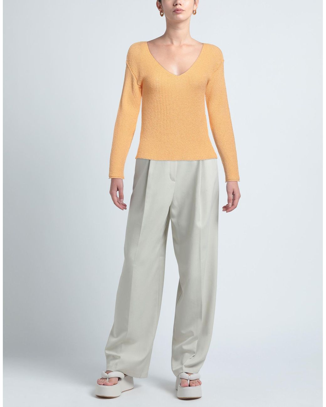 Acne White Pullover