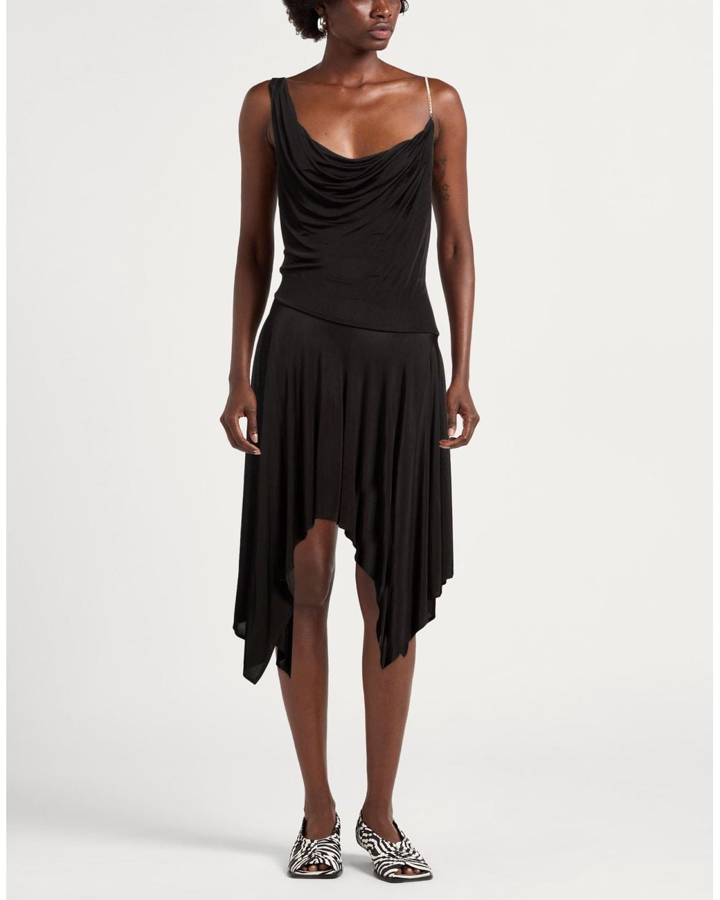 Pinko Black Midi Dress