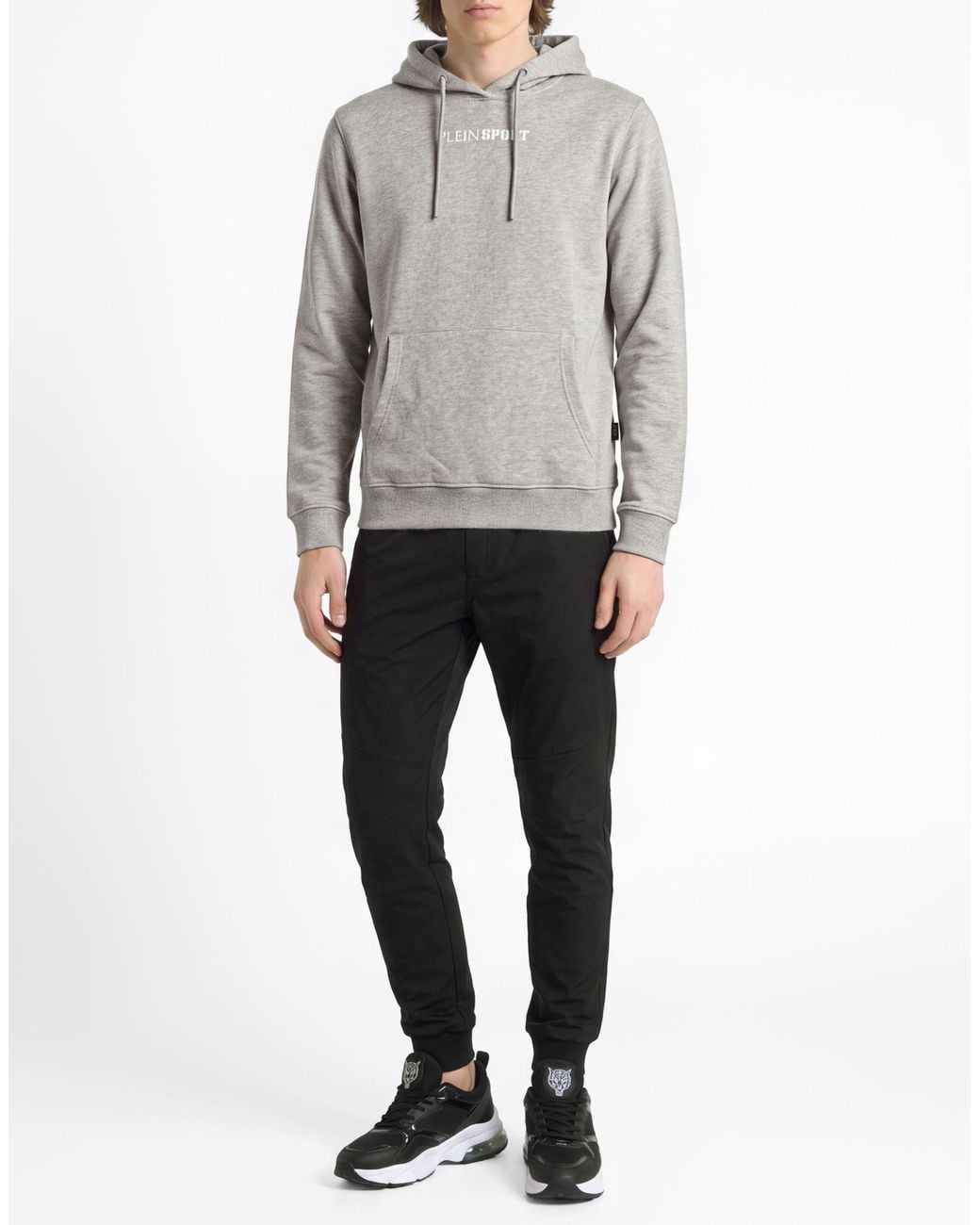 Philipp Plein Gray Light Sweatshirt Cotton for men