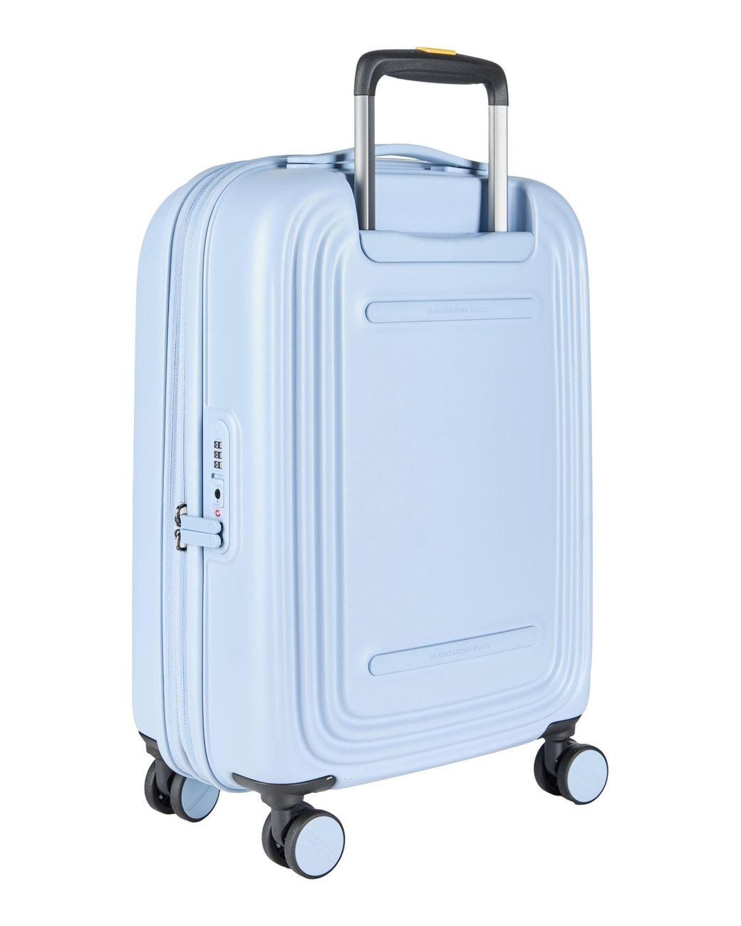 Mandarina Duck Blue Wheeled Luggage for men