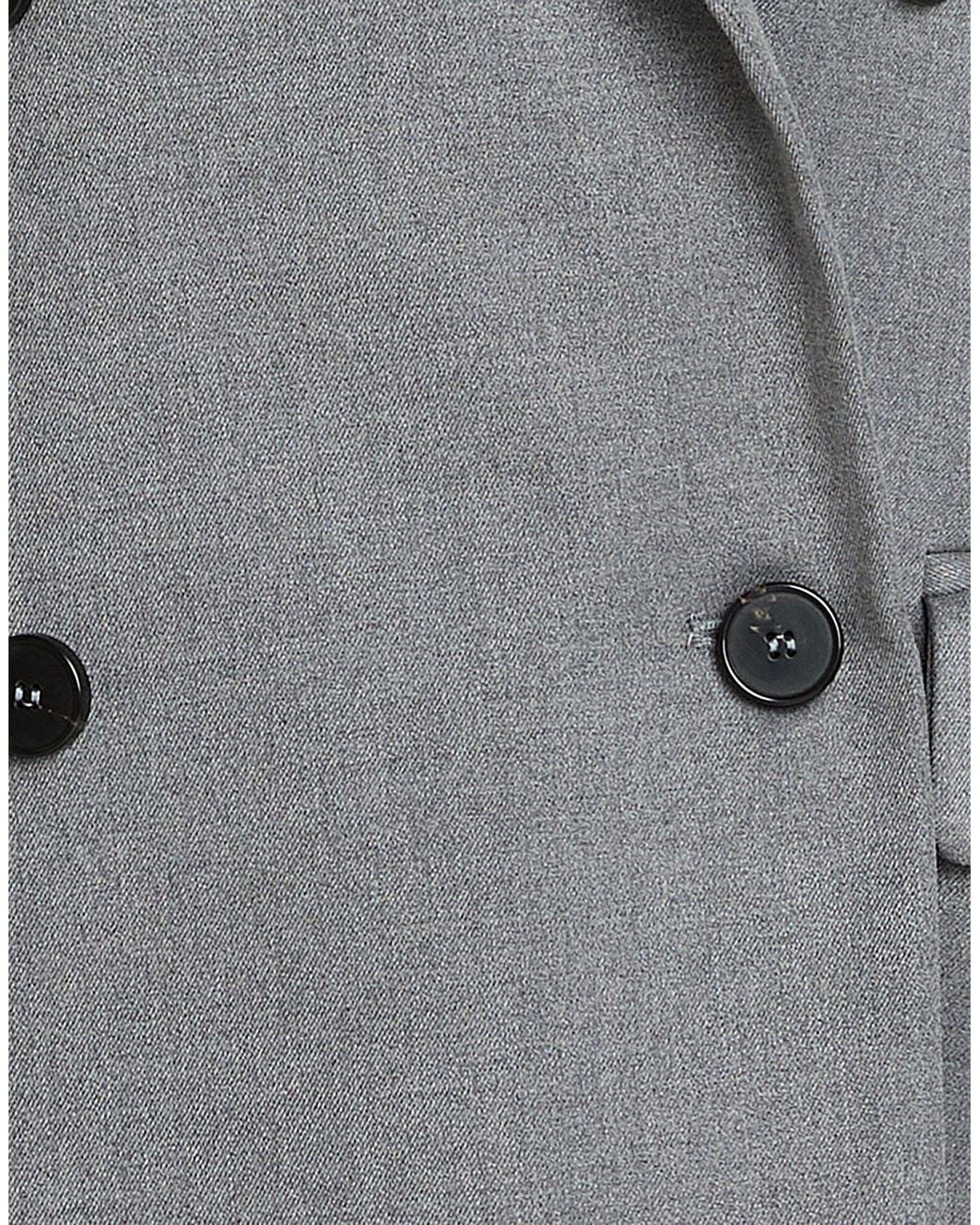 ViCOLO Gray Blazer Polyester, Viscose, Elastane