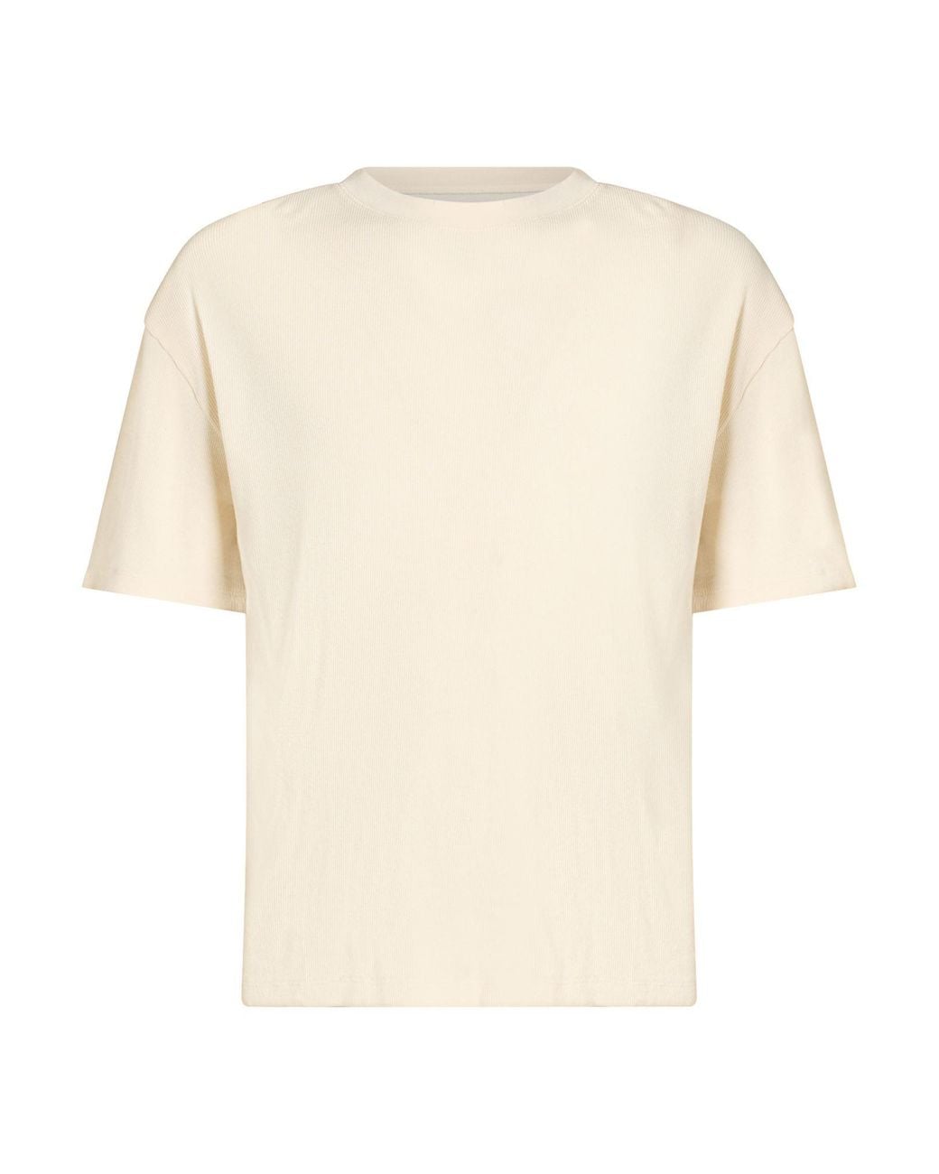 Majestic Filatures White Ivory T-Shirt Organic Cotton for men