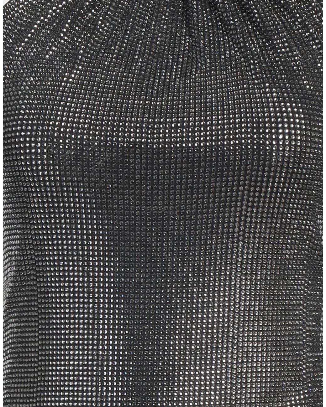 GIUSEPPE DI MORABITO Gray Charcoal Top Polyester, Elastane