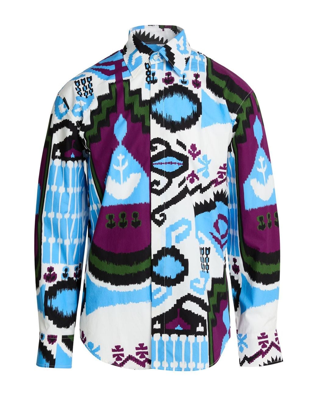 MSGM Blue Light Shirt Cotton for men