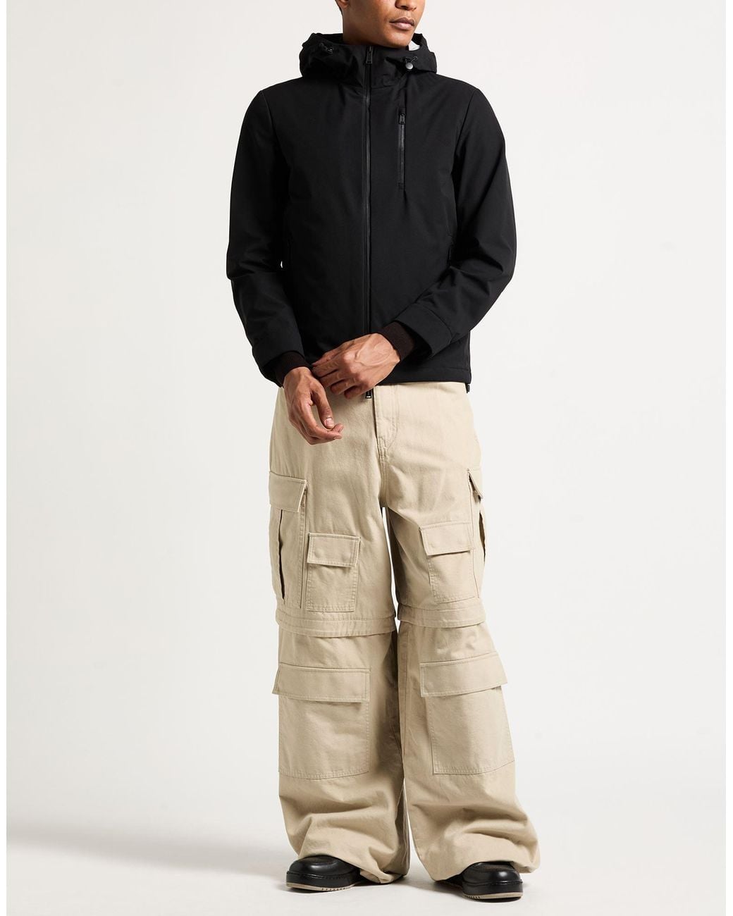 Add Black Puffers for men