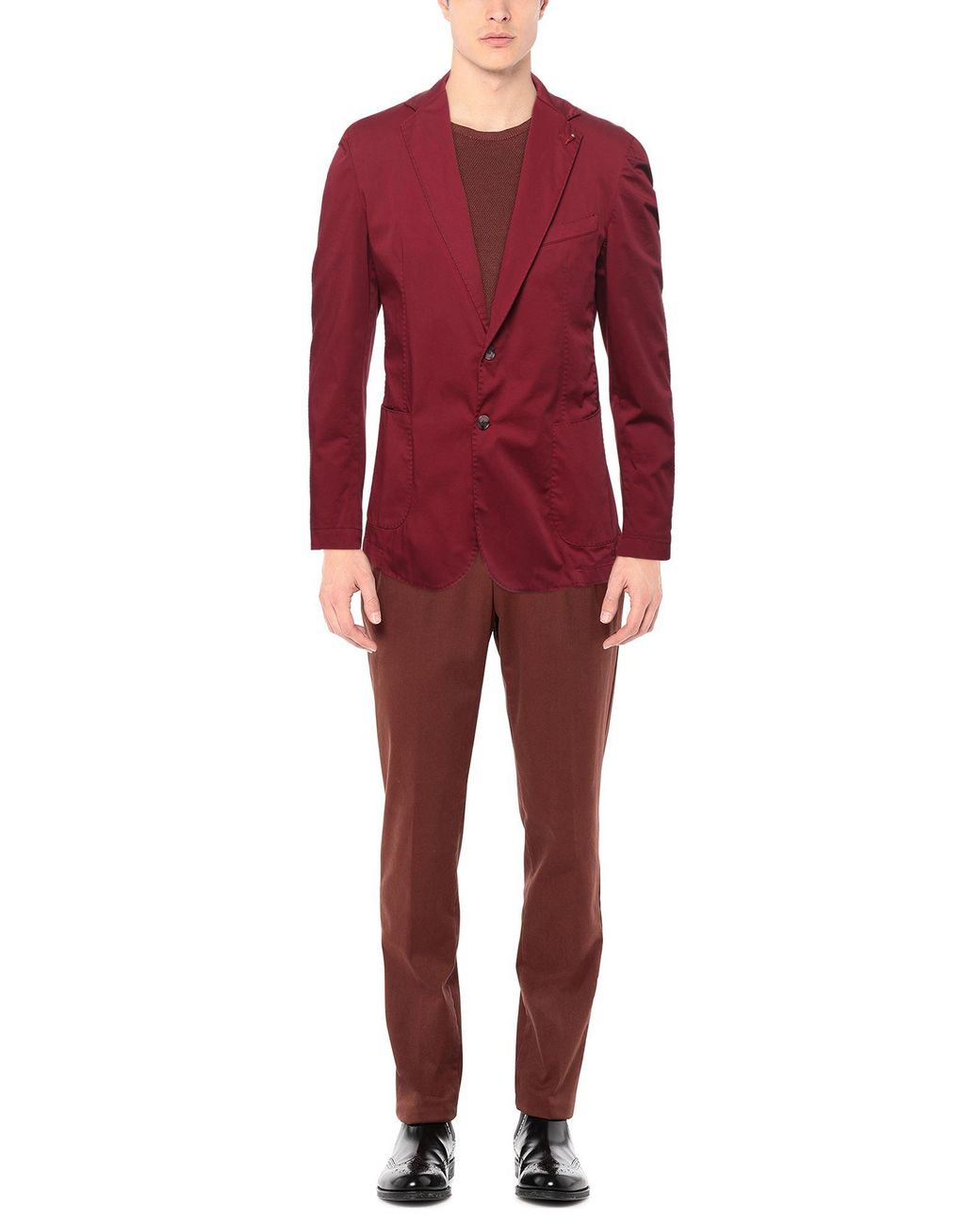 MULISH Red Suit Jacket for men