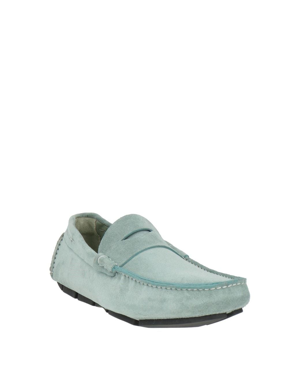 Fabi Green Loafers Leather for men