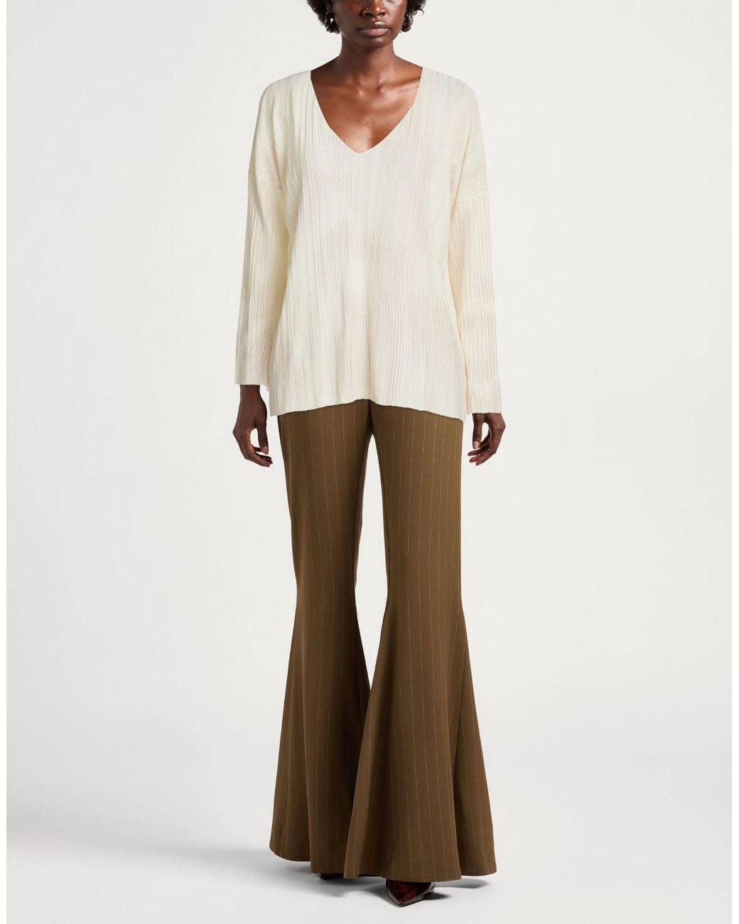 Lamberto Losani White Pullover