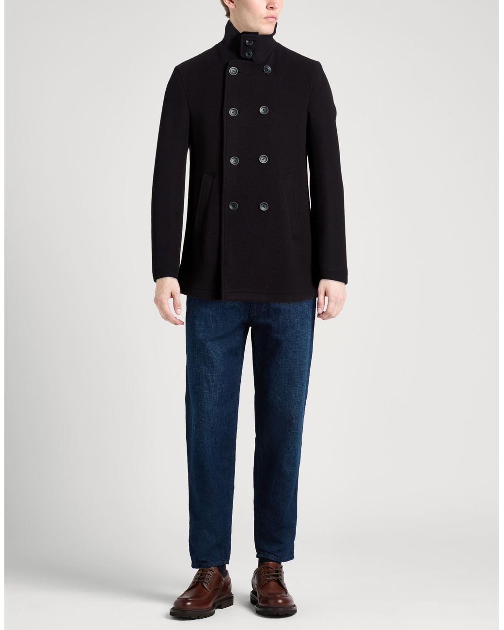 Abrigo Herno de hombre de color Black