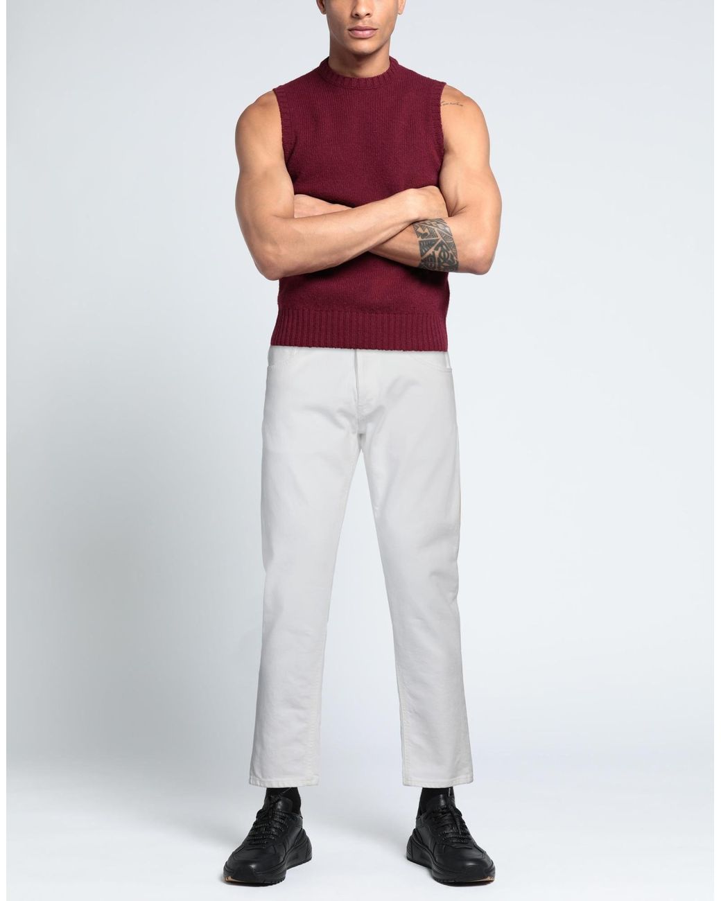 Dondup White Jeans for men