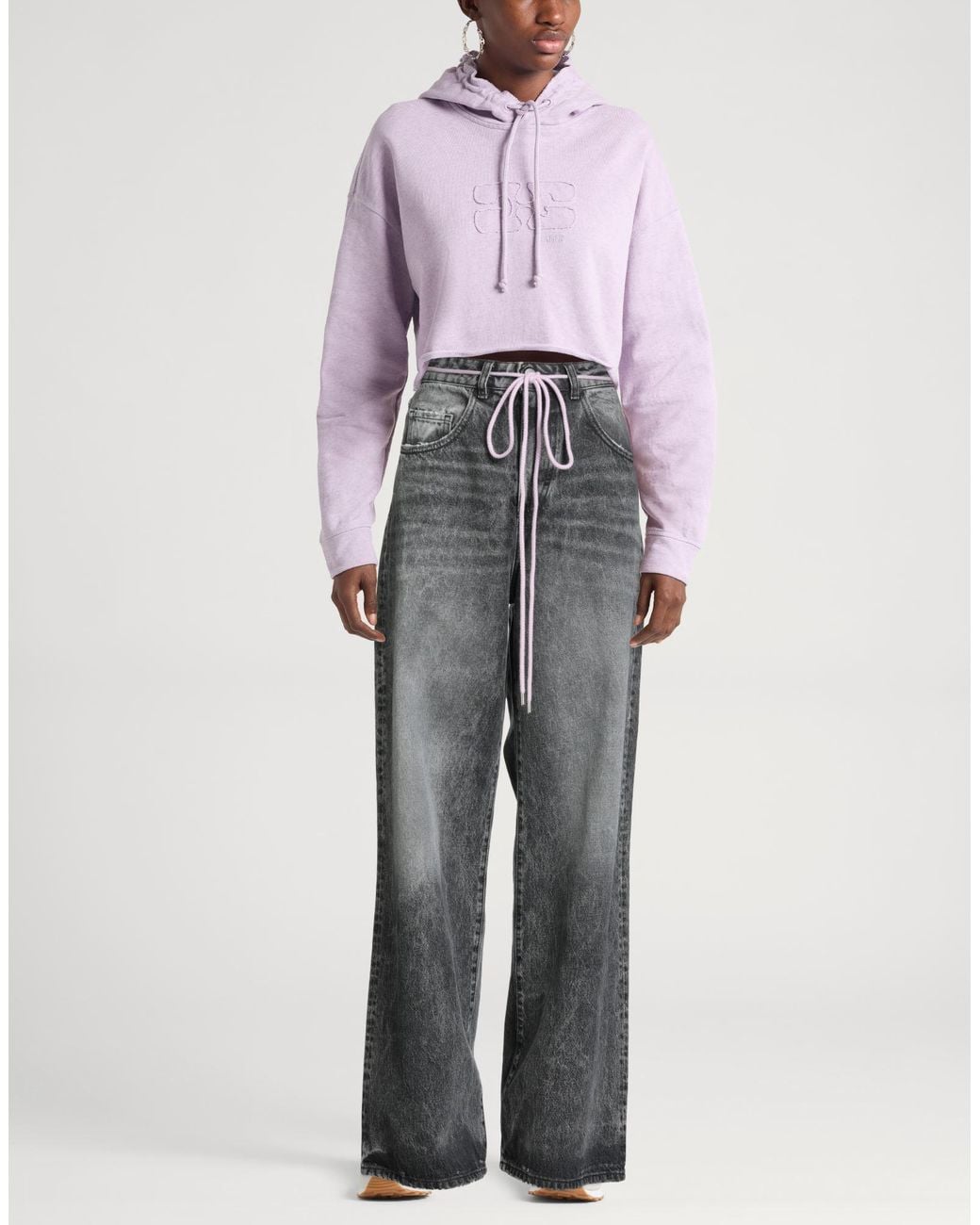 ICON DENIM Gray Jeans Cotton
