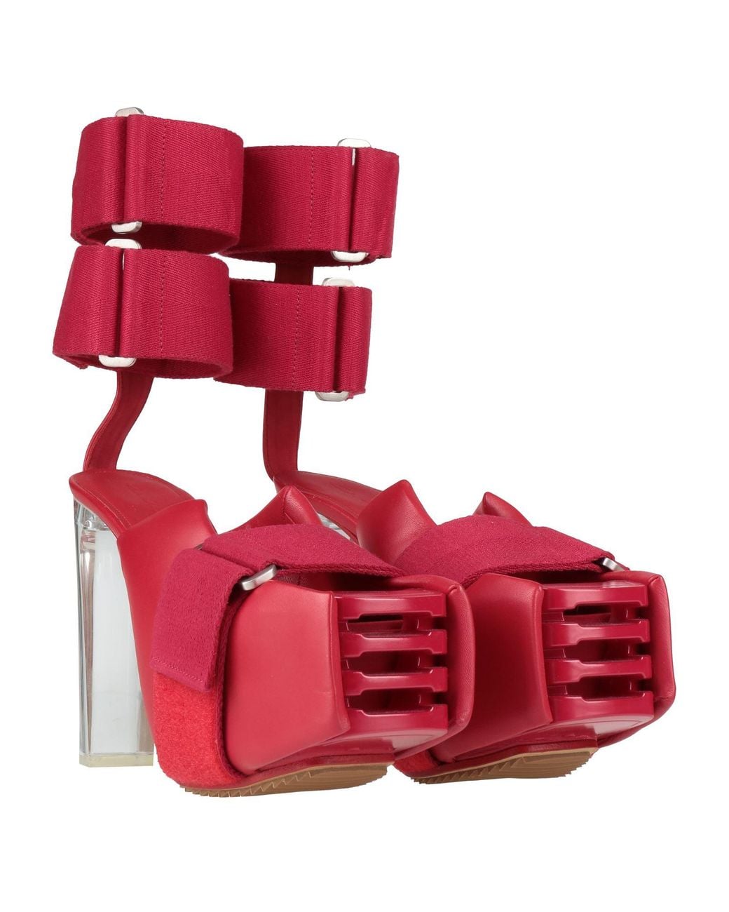 Rick Owens Red Sandals
