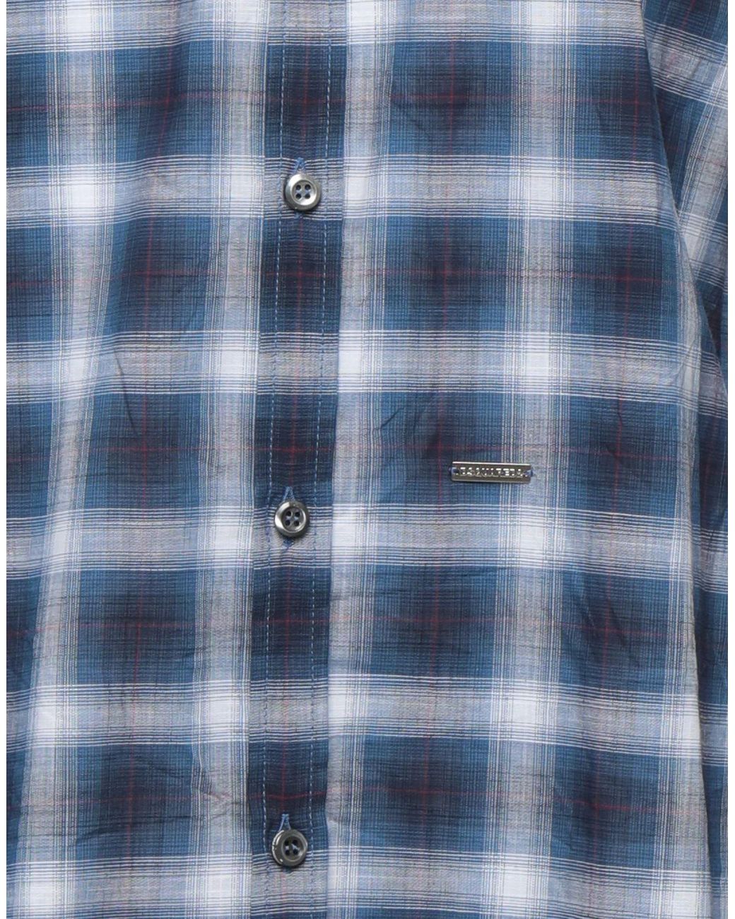 DSquared² Blue Shirt Linen for men