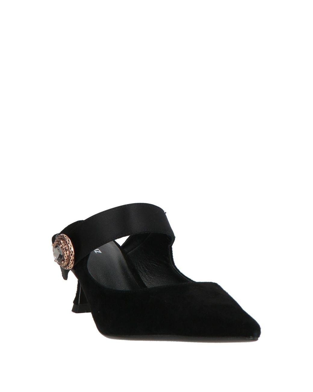Lola Cruz Black Mules & Clogs