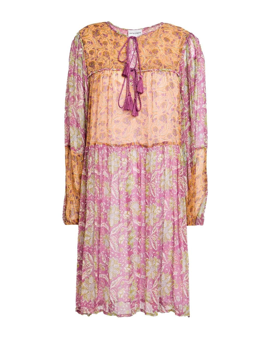 Antik Batik Pink Mini Dress
