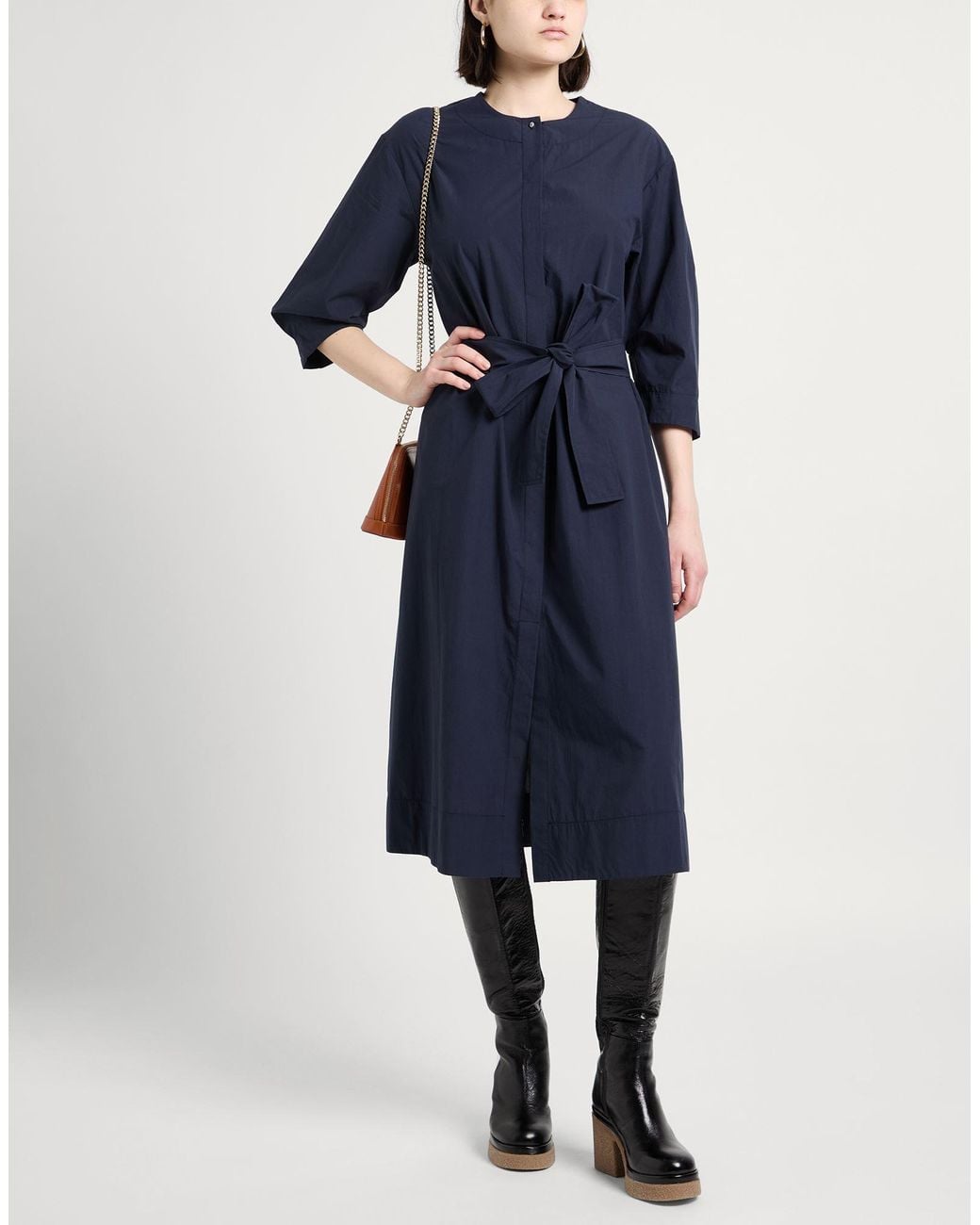Ottod'Ame Blue Midi Dress