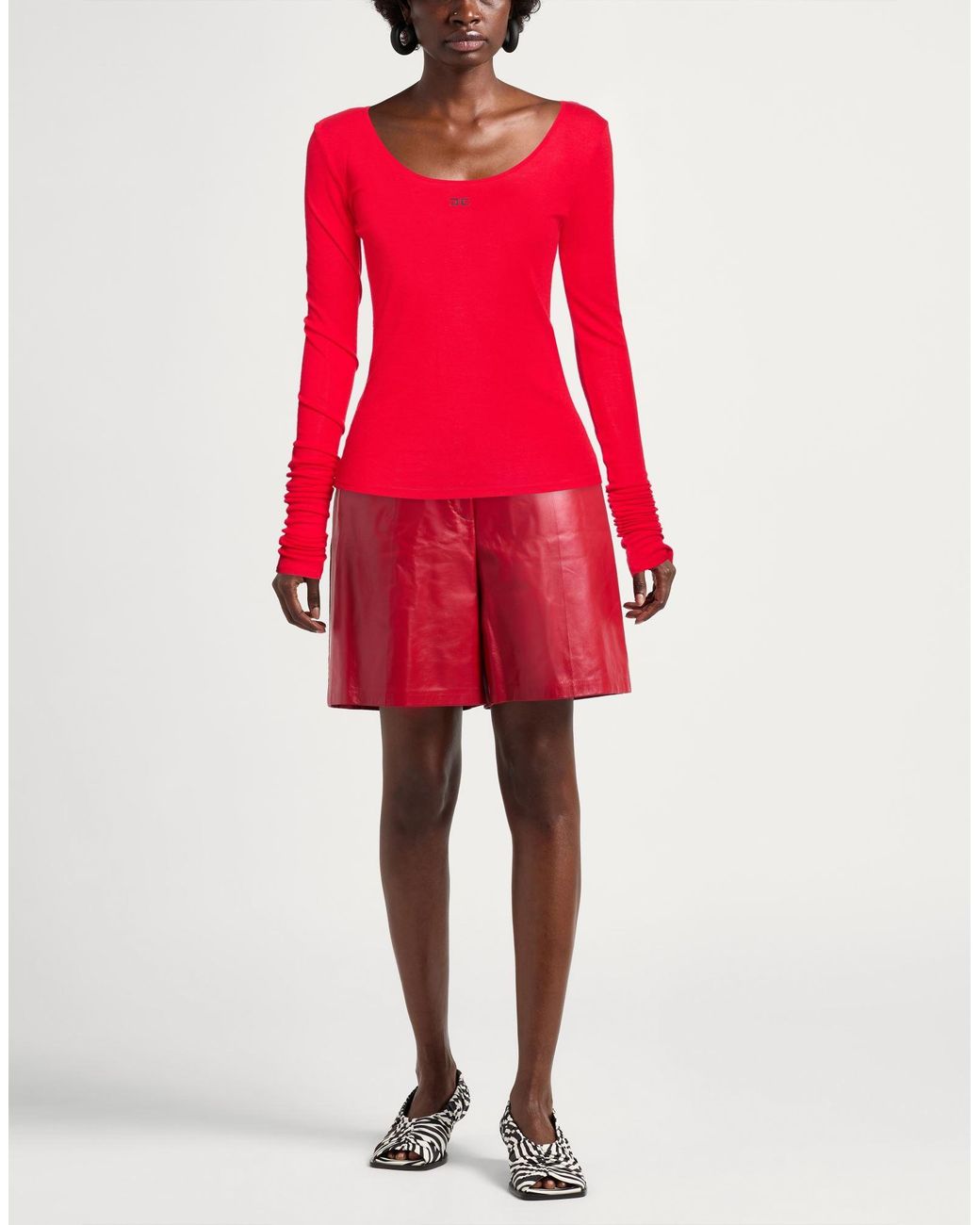 Elisabetta Franchi Red T-Shirt