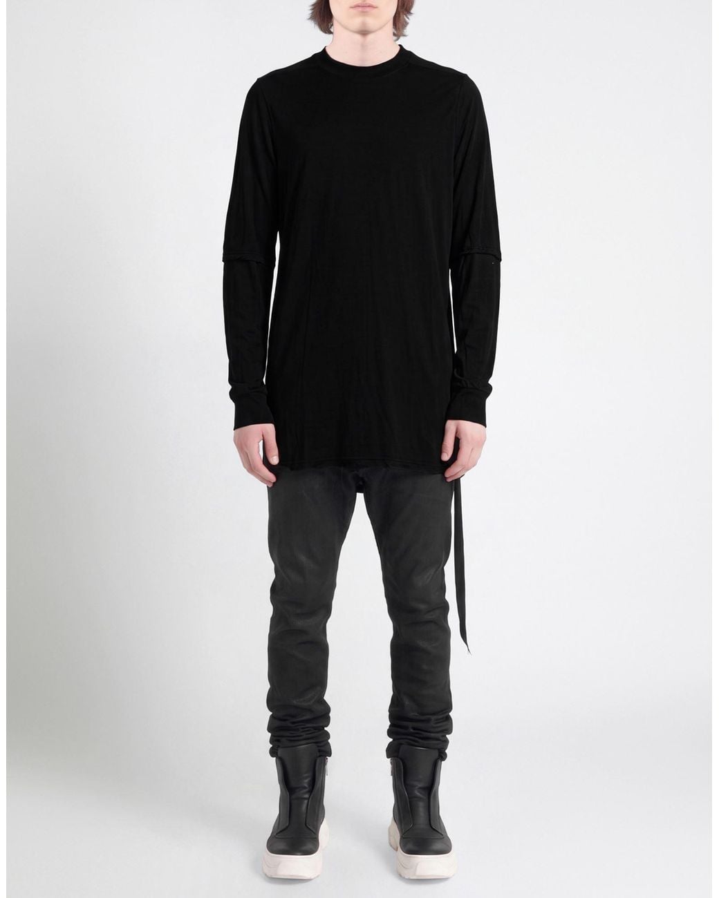 Rick Owens Black T-Shirt for men