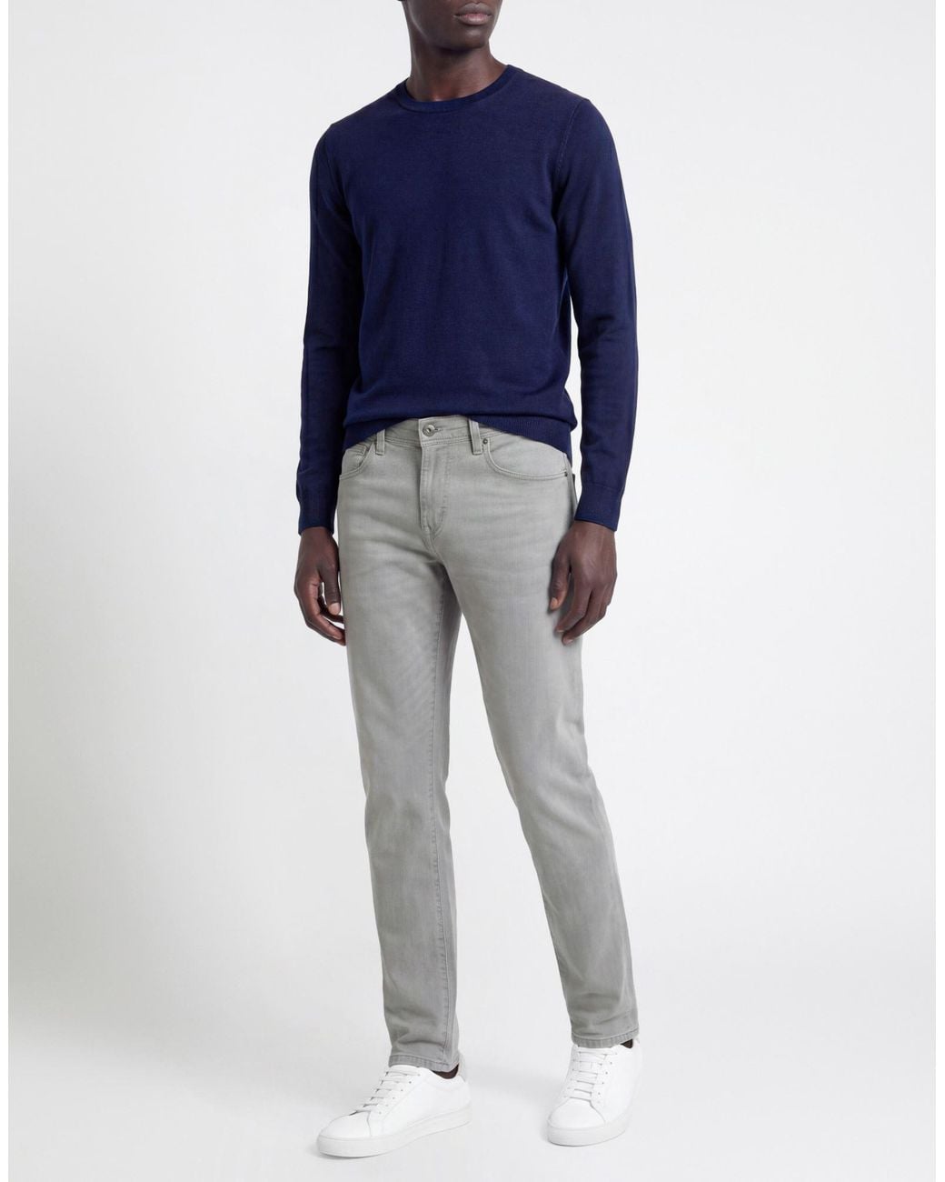 Baldessarini Gray Jeans Cotton, Elastane for men