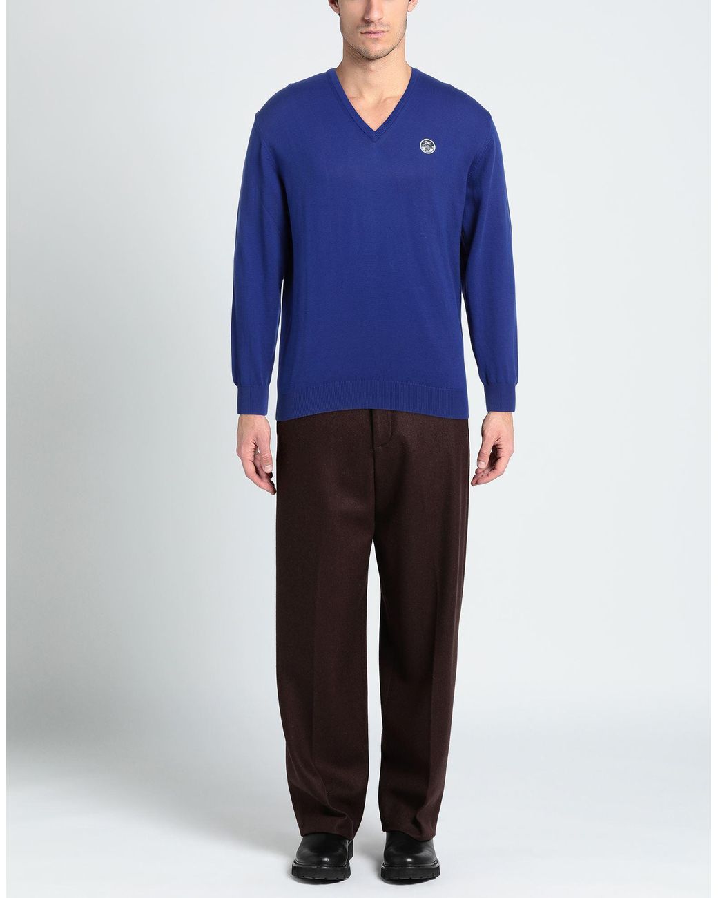 North Sails Blue Sweater Cotton for men