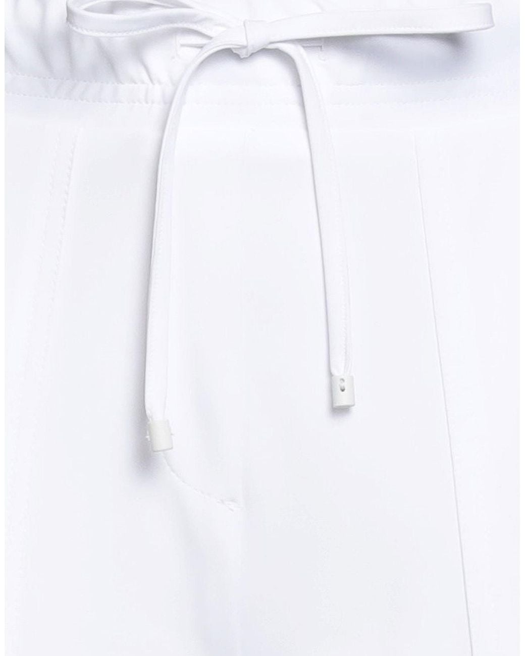 Cambio White Pants Polyamide, Elastane