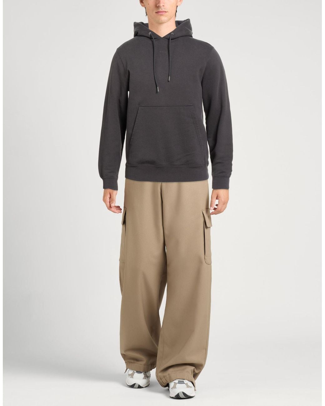 Sandro Gray Sweatshirt Cotton, Elastane, Polyester for men