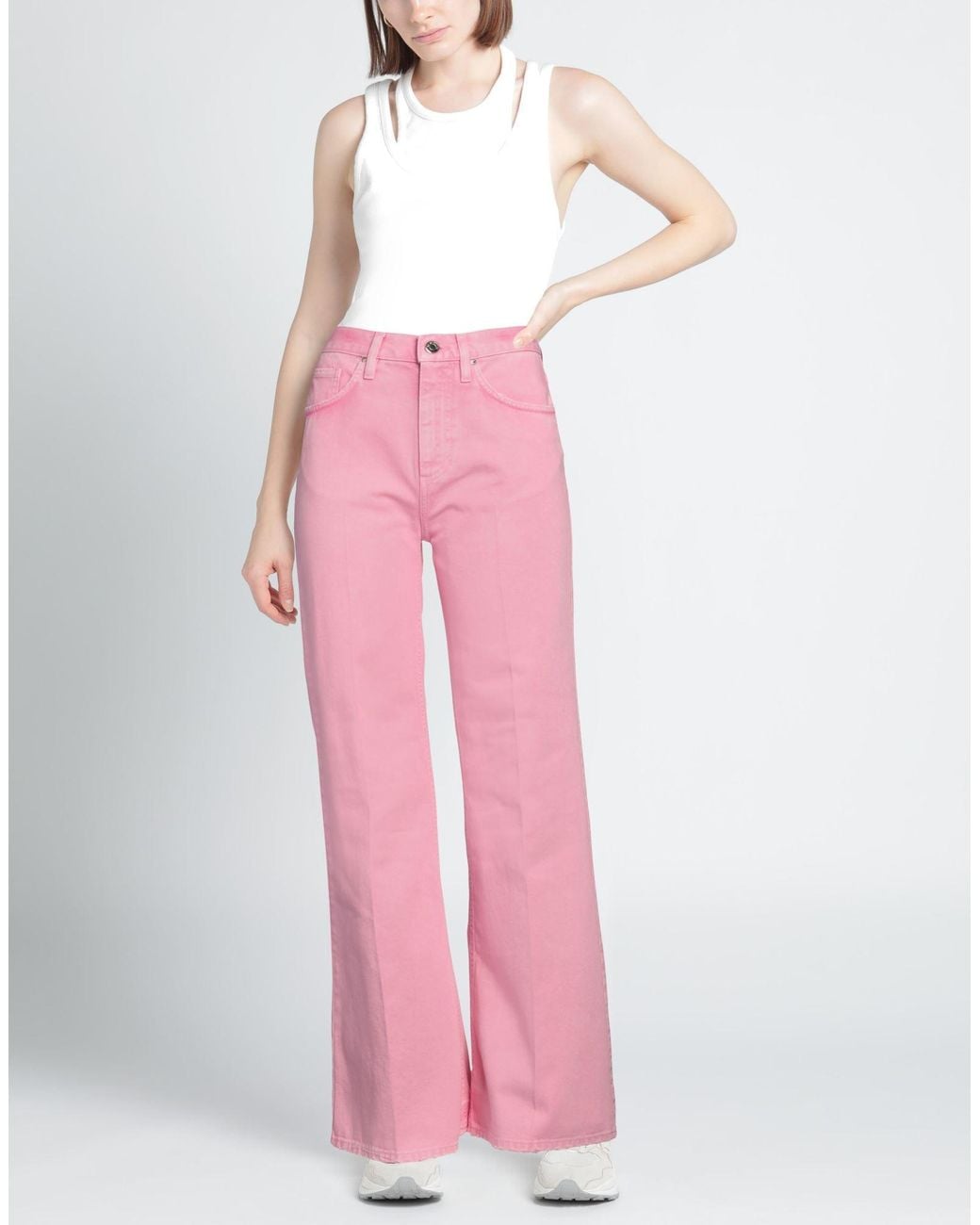 Don The Fuller Pink Jeans Cotton