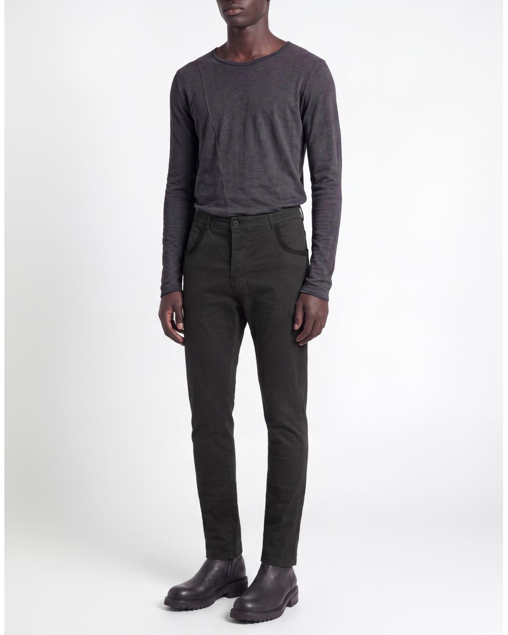 Nostrasantissima Black Jeans for men