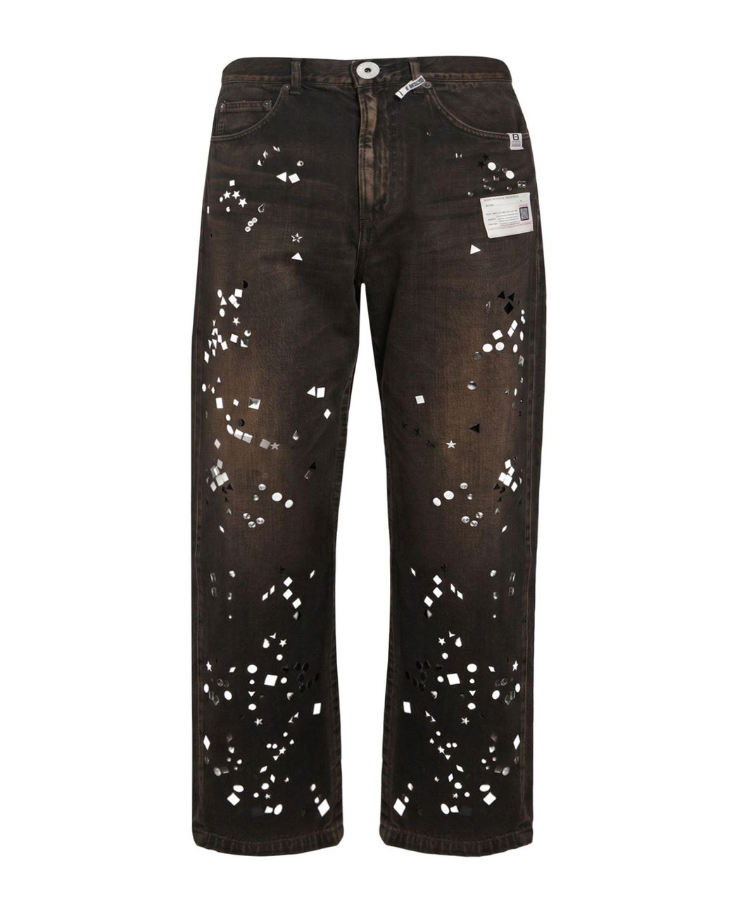 Maison Mihara Yasuhiro Black Jeans for men