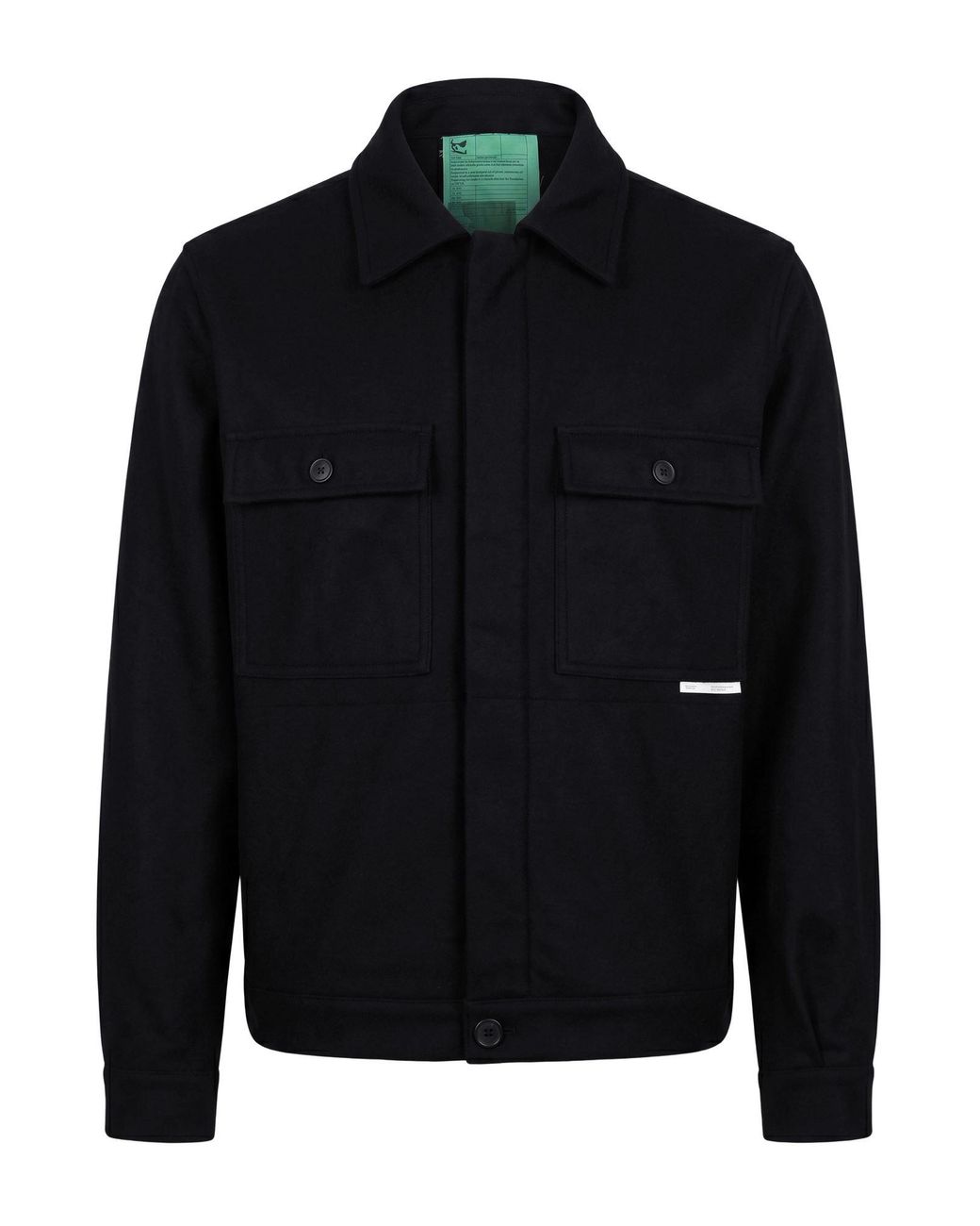 GR10K Blue Jacket Wool, Polyamide for men