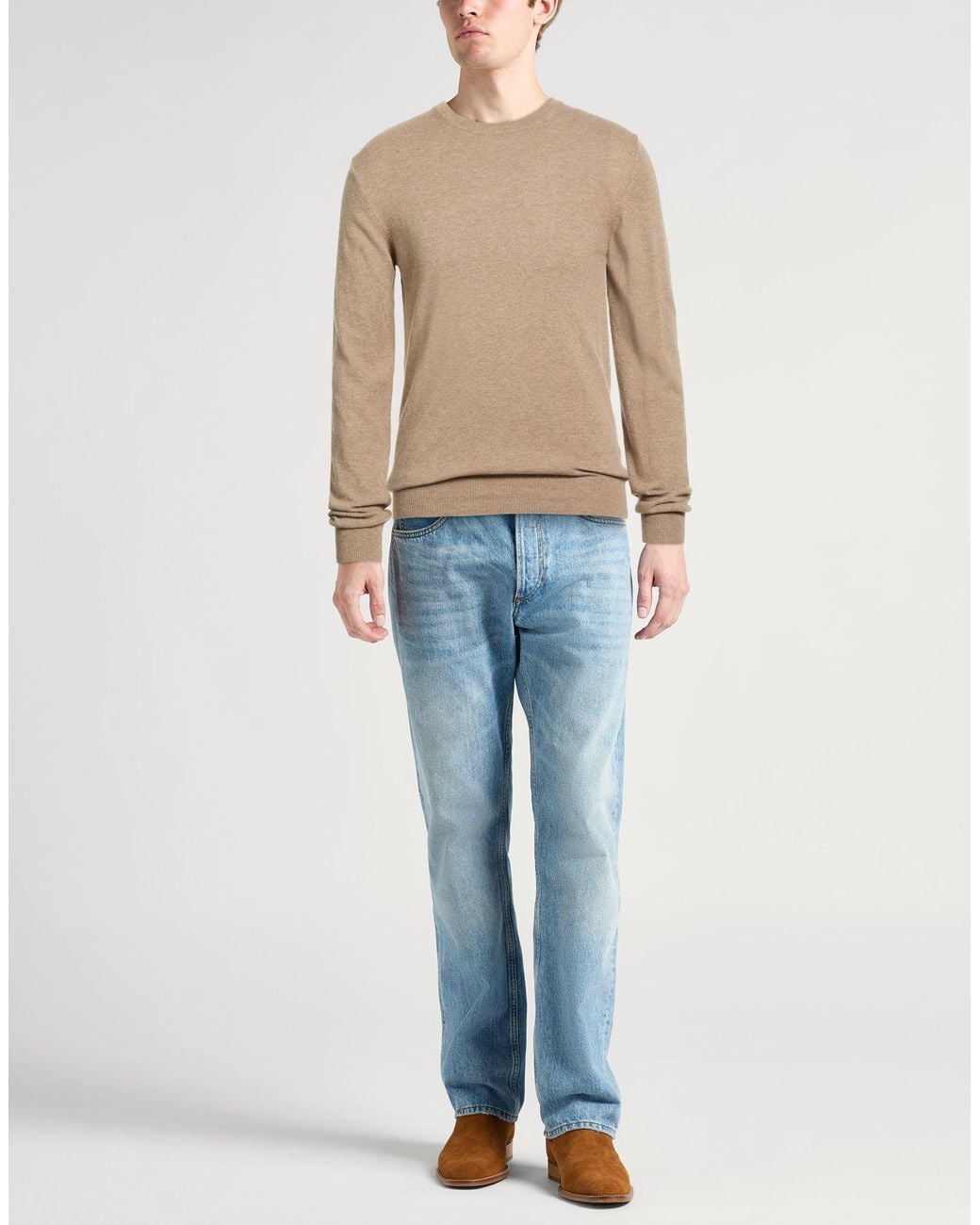 Ballantyne Natural Sweater Polyamide, Viscose, Wool, Cashmere for men