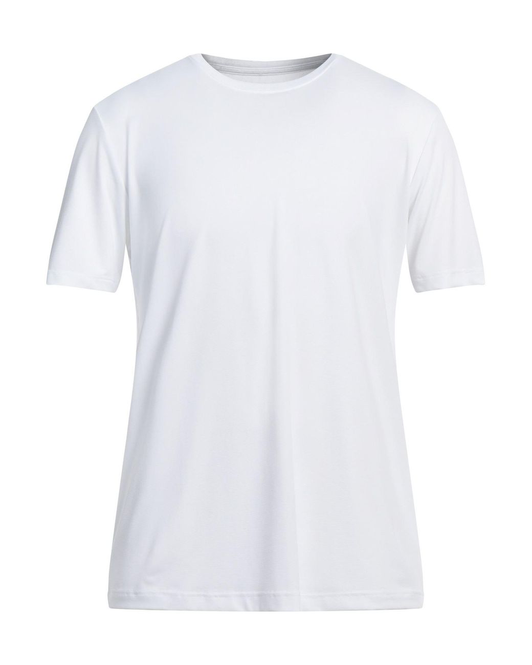People Of Shibuya White T-Shirt Polyamide, Elastane for men