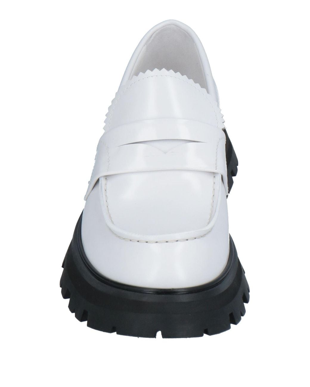 McQueen White Loafers